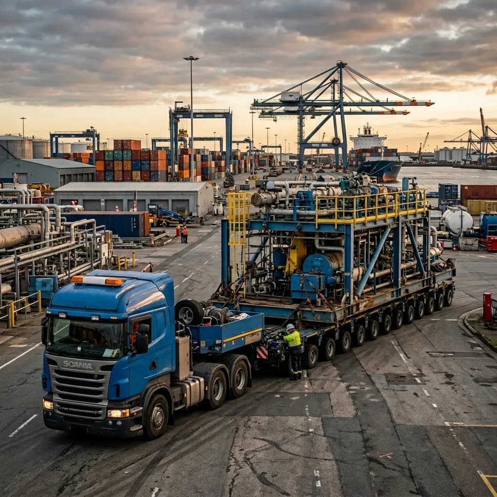 Hydraulic Trailer Logistics